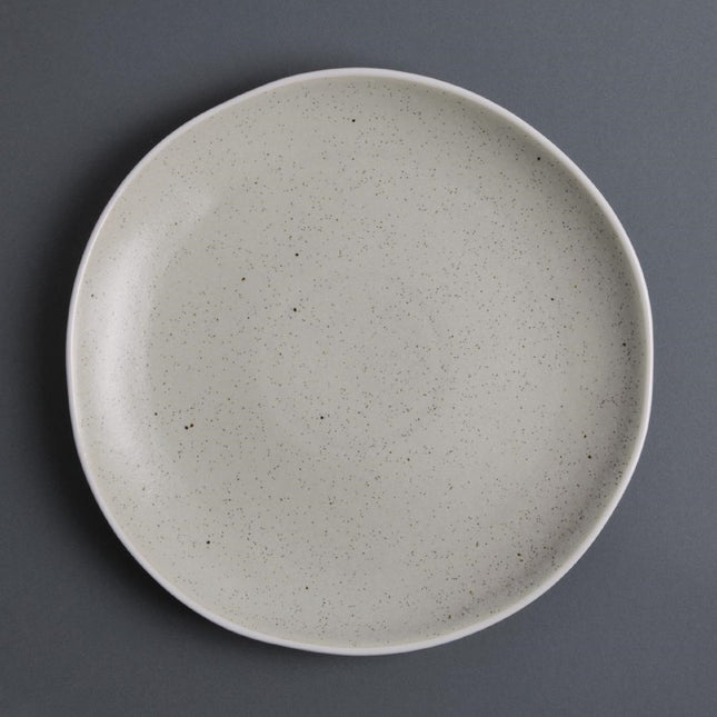 Chia Sand-Colored Plates 27cm | Olympia | Set of 6
