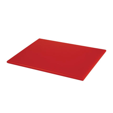 HDPE Cutting Board Red 300x225x12mm | Hygiplas