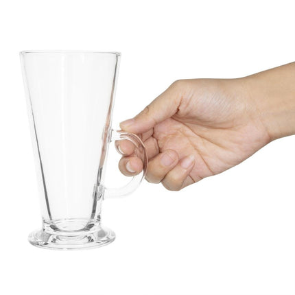 Olympia Tempered Glass Latte Glasses 285ml | Set of 12 2