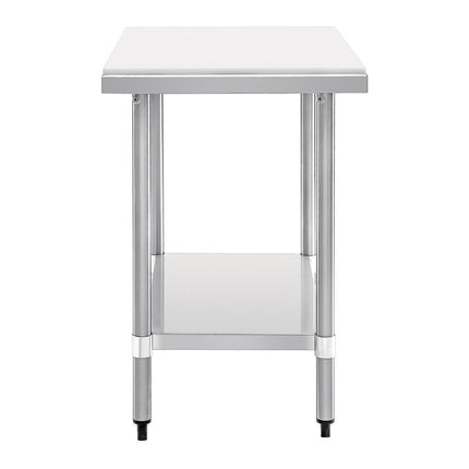 Stainless Steel Work Table with HDPE Reversible Cutting Board 90cm | Vogue 6