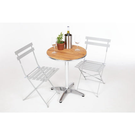 Steel Folding Chairs Grey | Bolero 8