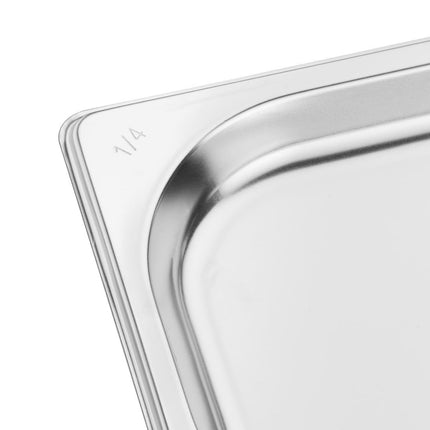Stainless Steel GN 1/4 Container 20mm | Vogue 3