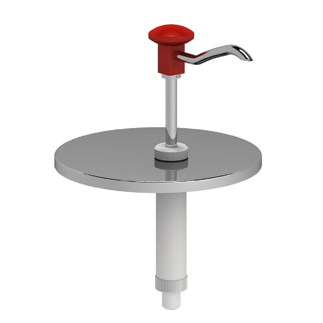 5 Liter Bucket Dispenser with Push Button | Gastro-M | 18/10 Stainless Steel Lid