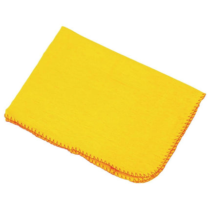 Jantex Yellow Cotton Cleaning Cloths 50.8x40.6cm | Pack of 10