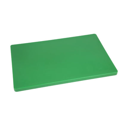 Extra Thick LDPE Cutting Board Green 450x300x20mm | Hygiplas