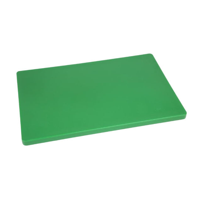 Extra Thick LDPE Cutting Board Green 450x300x20mm | Hygiplas