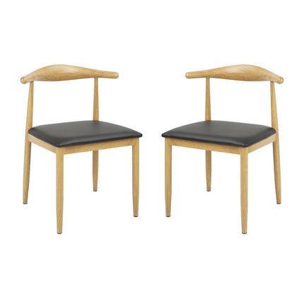 Padded Interior Dining Chairs | Bolero Camden Series | Set of 2 6