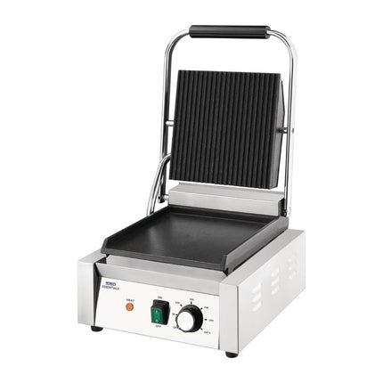 Contact Grill Grooved/Smooth Plates 36 x 31cm 1800W | Nisbets Essentials 7