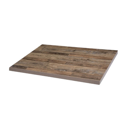 Pre-Drilled Rectangular Tabletop Urban Dark 1100x700 mm | Bolero 2