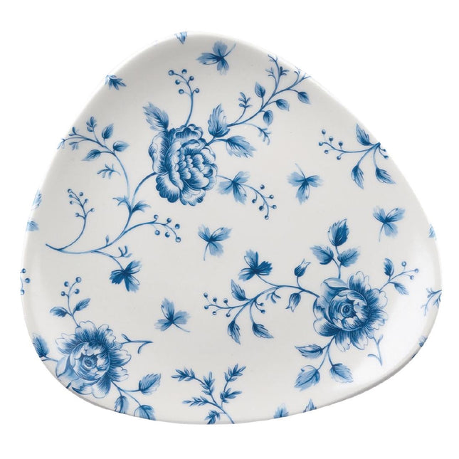 Rose Chintz Prague Lotus Triangular Plate 19.7cm (12 pcs) | Churchill