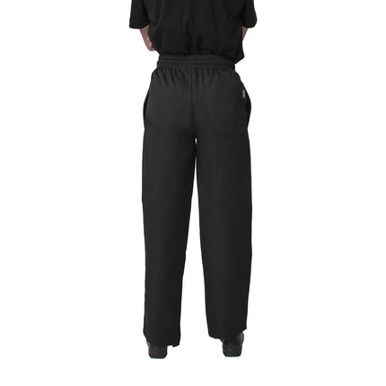 Whites Vegas Unisex Chef Trousers Black XL | Comfortable Elastic Waistband 4