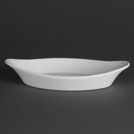 Oval Gratin Dishes | Olympia Whiteware | 25.3 x 14 cm 2