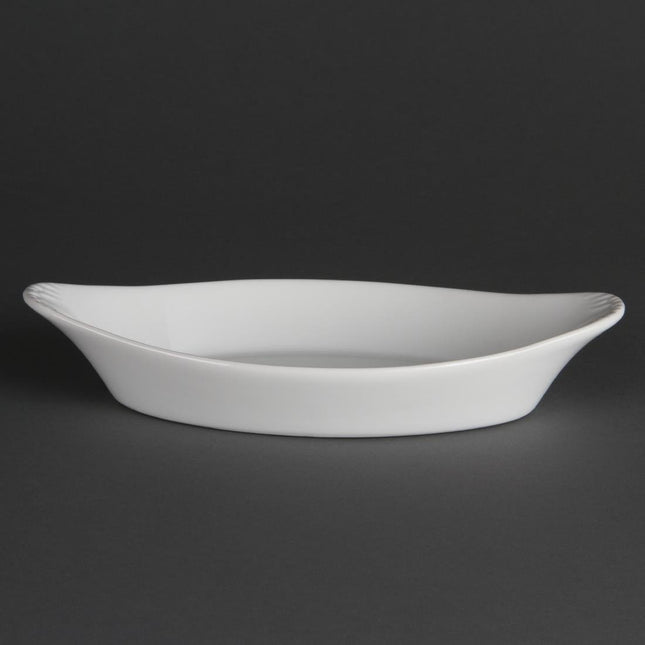 Oval Gratin Dishes | Olympia Whiteware | 25.3 x 14 cm 2