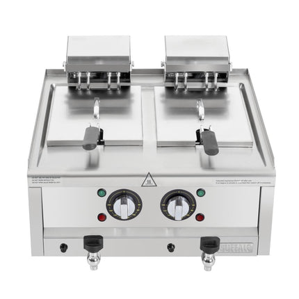 Electric Double Tank Fryer 2 x 8L | Buffalo 600 Series | 6kW Elements 2