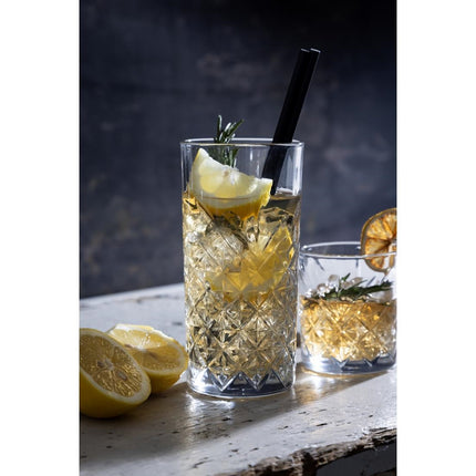 Vintage Longdrink Glasses 450ml | Utopia Timeless Vintage 8