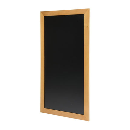 Long Wall Chalkboard Teak Effect 100x56cm | Securit