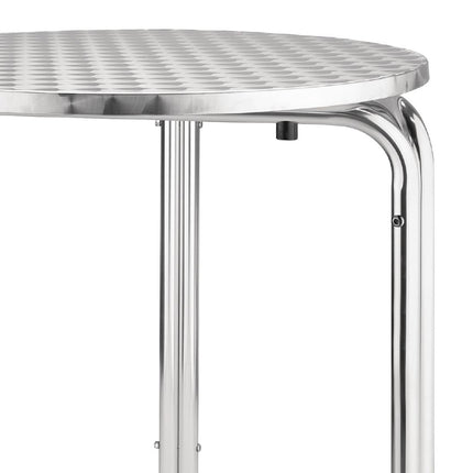 Round Stackable Stainless Steel Table 60cm | Bolero 3