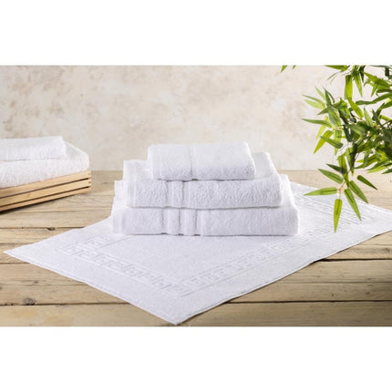 Comfort Nova White Cotton Bath Mat | Mitre 6