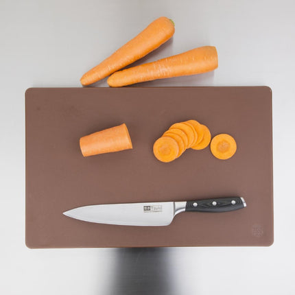 Extra Thick LDPE Cutting Board Brown 450x300x20mm | Hygiplas 8