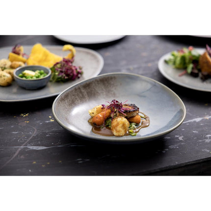 Triangular Blue Plates 190mm | Olympia Ember Collection 10