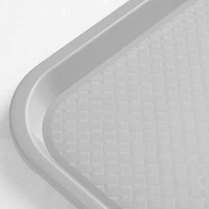 Polypropylene Serving Tray with Anti-Slip Texture | Olympia Kristallon | 45 x 35 cm | Grey 2