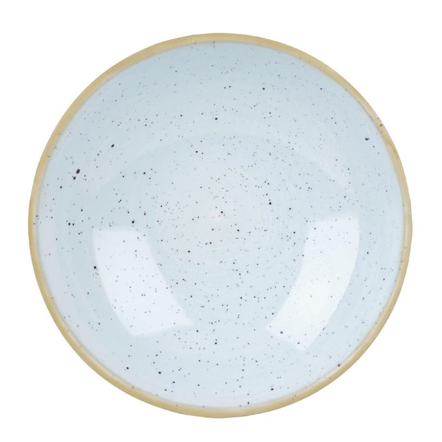 Coupe Bowl 18.2cm Duck Egg Blue | Churchill Stonecast | 12 Pieces