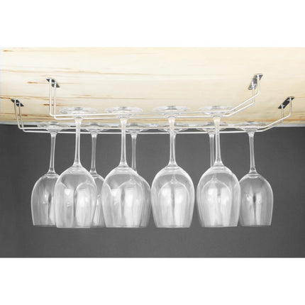 Chrome Glass Rack 61cm | Olympia 4