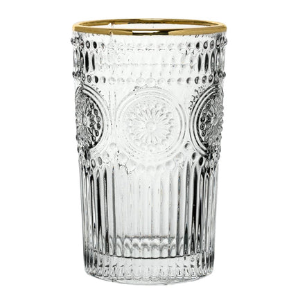 Rossetti Hiball Glass with Gold Rim | Utopia | 36 cl | Hand Wash Only