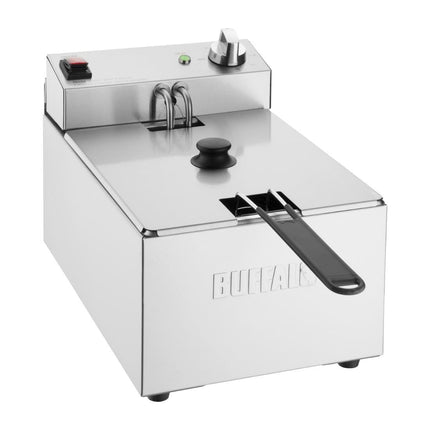 Enojna električna friteza 5L 2800W | Buffalo | Nerjaveče jeklo
