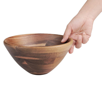 Acacia Wood Bowl 203mm Diameter x 100mm Height | Olympia 4