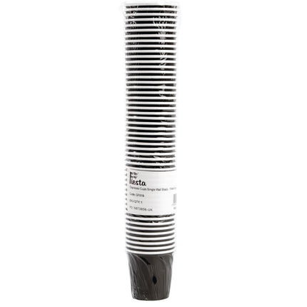 Recyclable Single-Wall Black Espresso Cups | Fiesta | 12cl 6