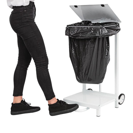 Jantex Semi-Mobile Waste Bag Trolley 5