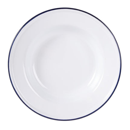 Enamel Soup Bowls 24.5cm | Olympia | 6 Pieces 4
