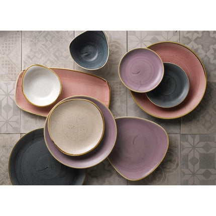 Stonecast Plate 22.9cm | Churchill Lavender Lotus 3