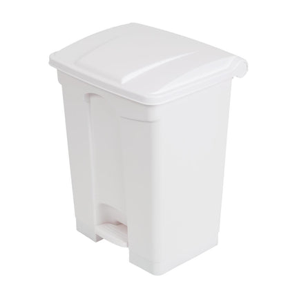 Hands-Free White Pedal Bin 65L | Jantex 2