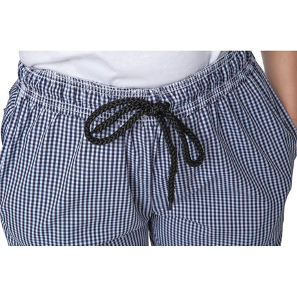 Vegas Blue-White Checked Chef Pants S | Whites 5