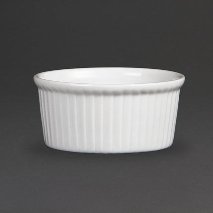White Porcelain Ramekins | Olympia Whiteware | 8.5 cm