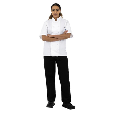 Unisex Lightweight Chef Jackets with Stainless Steel Snap Closure | Whites Boston | Size S | White 9