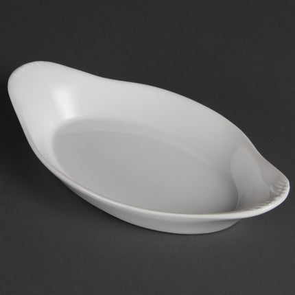 Oval Gratin Dishes 23x13cm | Olympia Whiteware