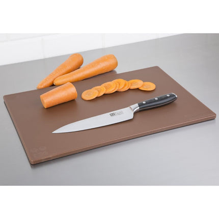Cutting Board Brown 450x300x10mm | LDPE | Hygiplas 4