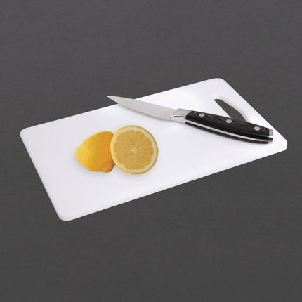 White LDPE Cutting Board 6mm Thick 150x250mm 5