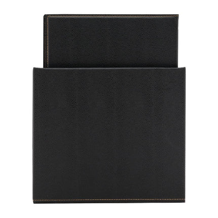 Scratch-Resistant Synthetic Leather A4 Menu Covers with Storage Box | Securit | 20 Pieces