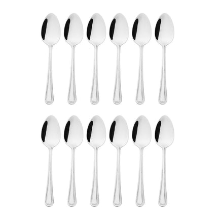 Dessert Spoon with Bead Edge | Olympia Bead | 12 Pieces | High Gloss 18/0 Stainless Steel 4