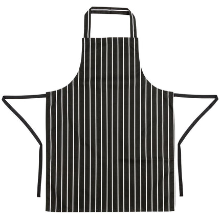 Striped Halter Apron | Whites | Black and White 7
