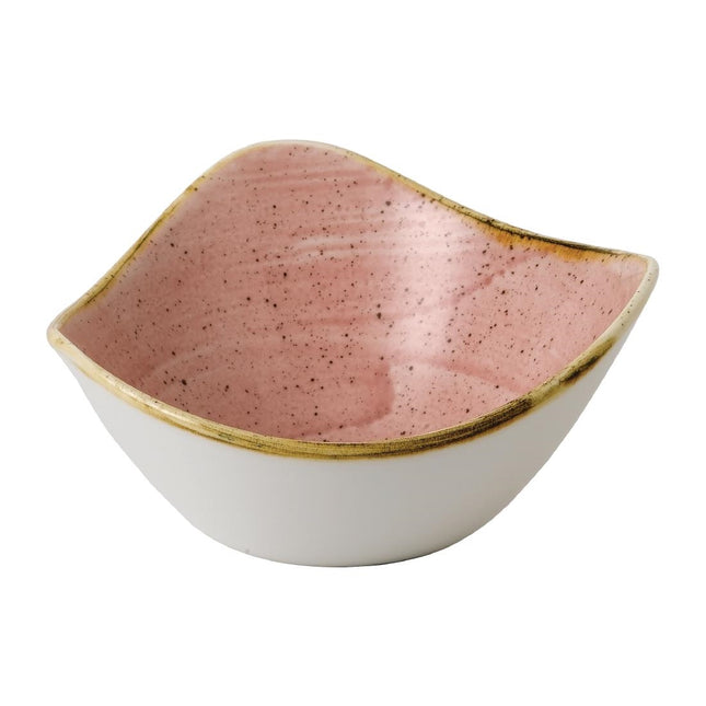 Triangle Bowls Petal Pink | Churchill Stonecast | 3cl