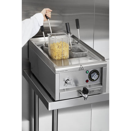 Electric Pasta Cooker | Buffalo 600 Series | 15L Tank 7