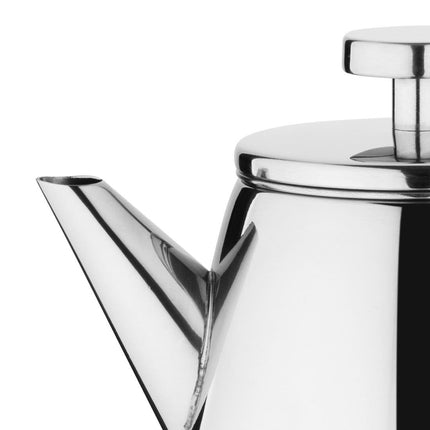 Insulated Conical Tea Pot with Filter | Olympia | Stainless Steel | 350ml 4