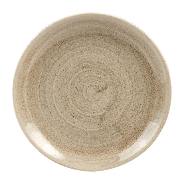 Stonecast Patina Antique Taupe Coupe Evolve Plate 16.5cm | Churchill