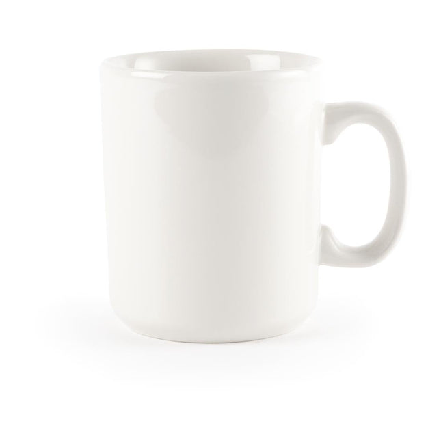 Plain White Porcelain Mugs 280ml (36 pcs) | Churchill Windsor