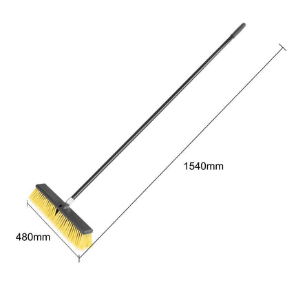 Heavy-Duty Floor Broom with Handle 18" | Jantex 6